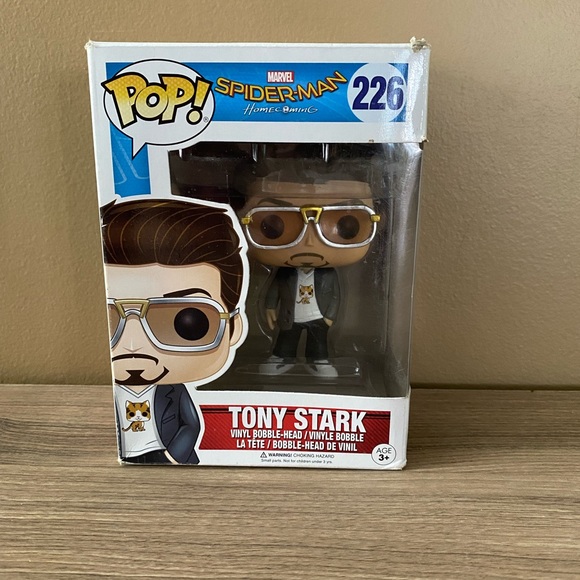 Spider-Man Homecoming Tony Stark Funko Pop